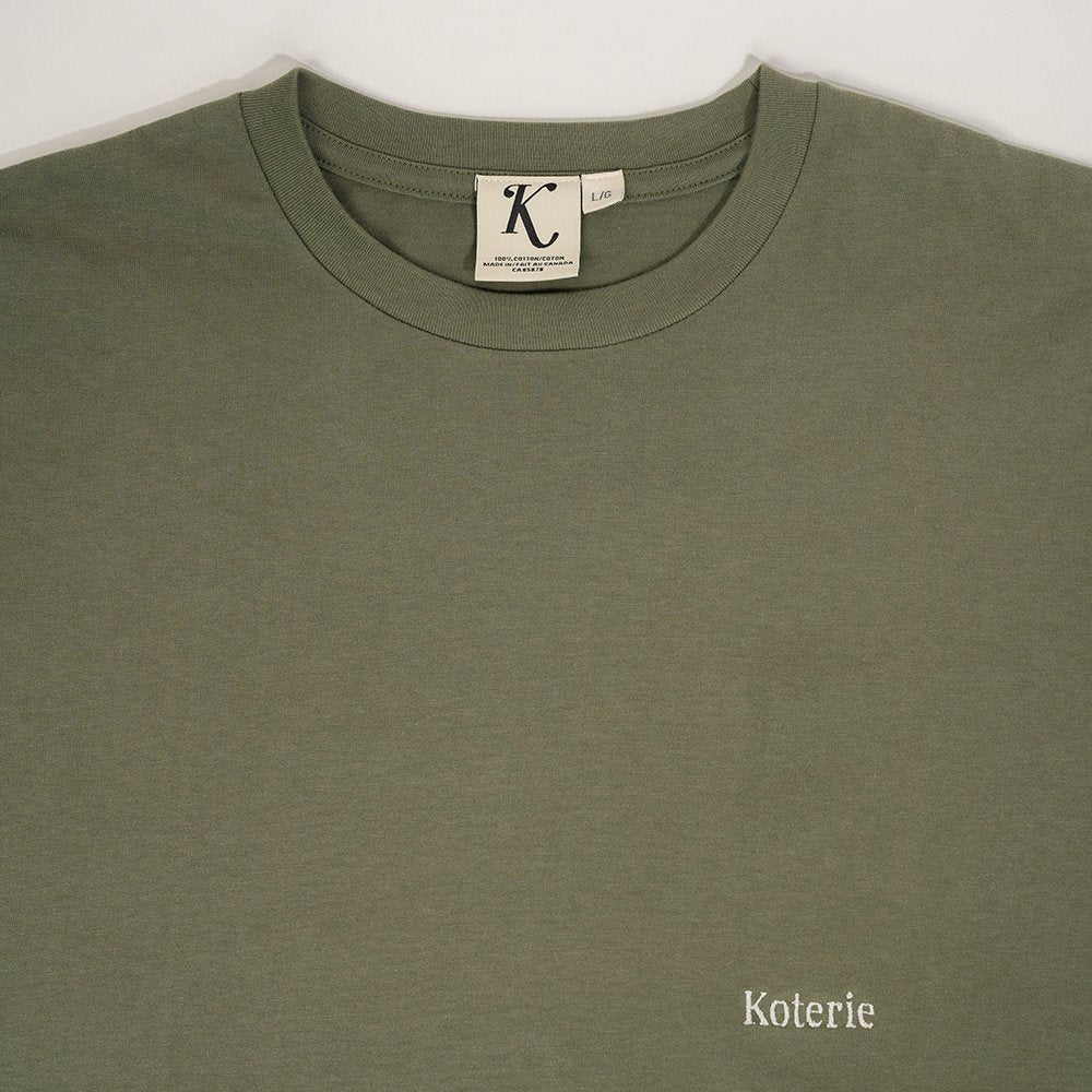 Boxy Tee (Olive Green)