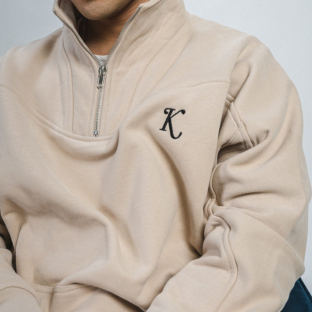 Multi-Panel Quarter-Zip (Sand)