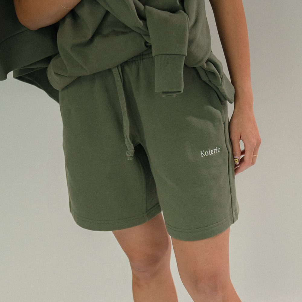 Heavy Blend Shorts (Olive Green)