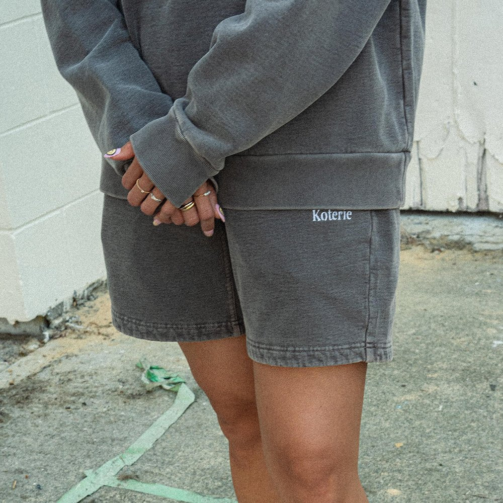 Heavy Blend Shorts (Stonewashed Grey)