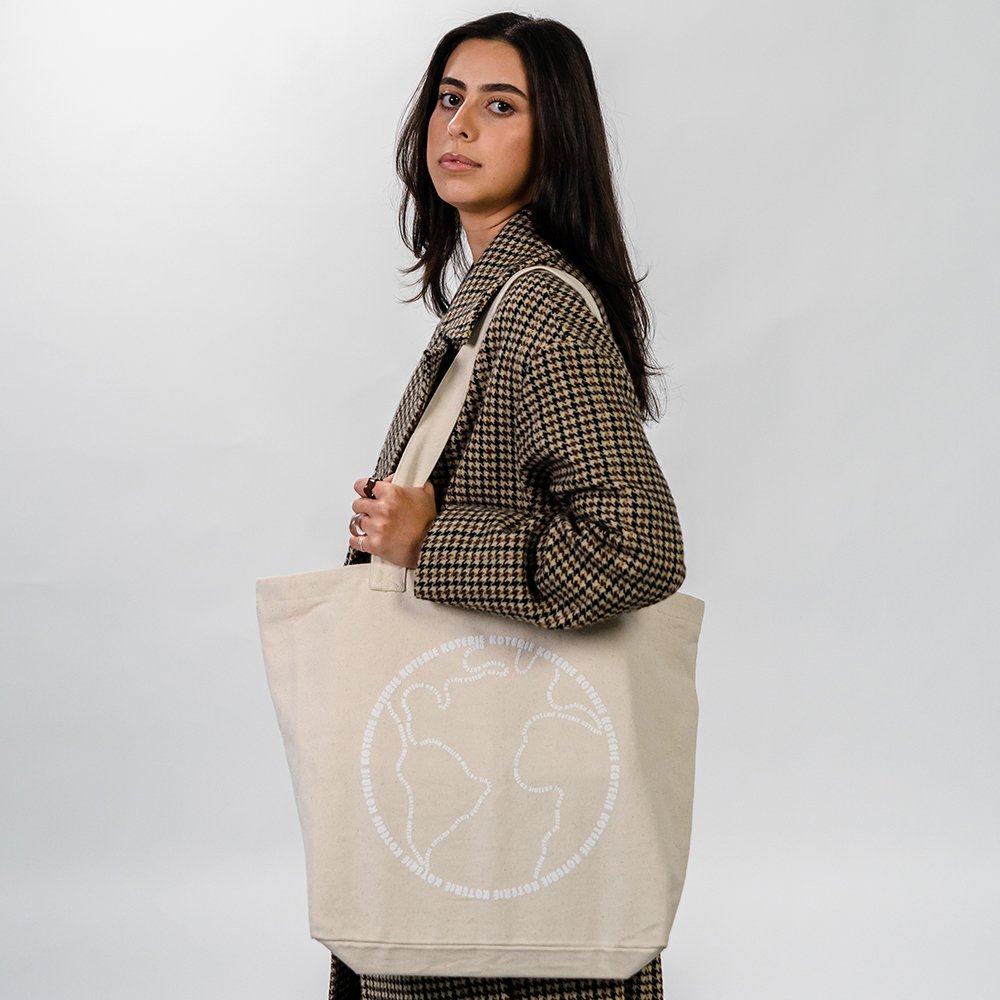 Natural deals canvas tote